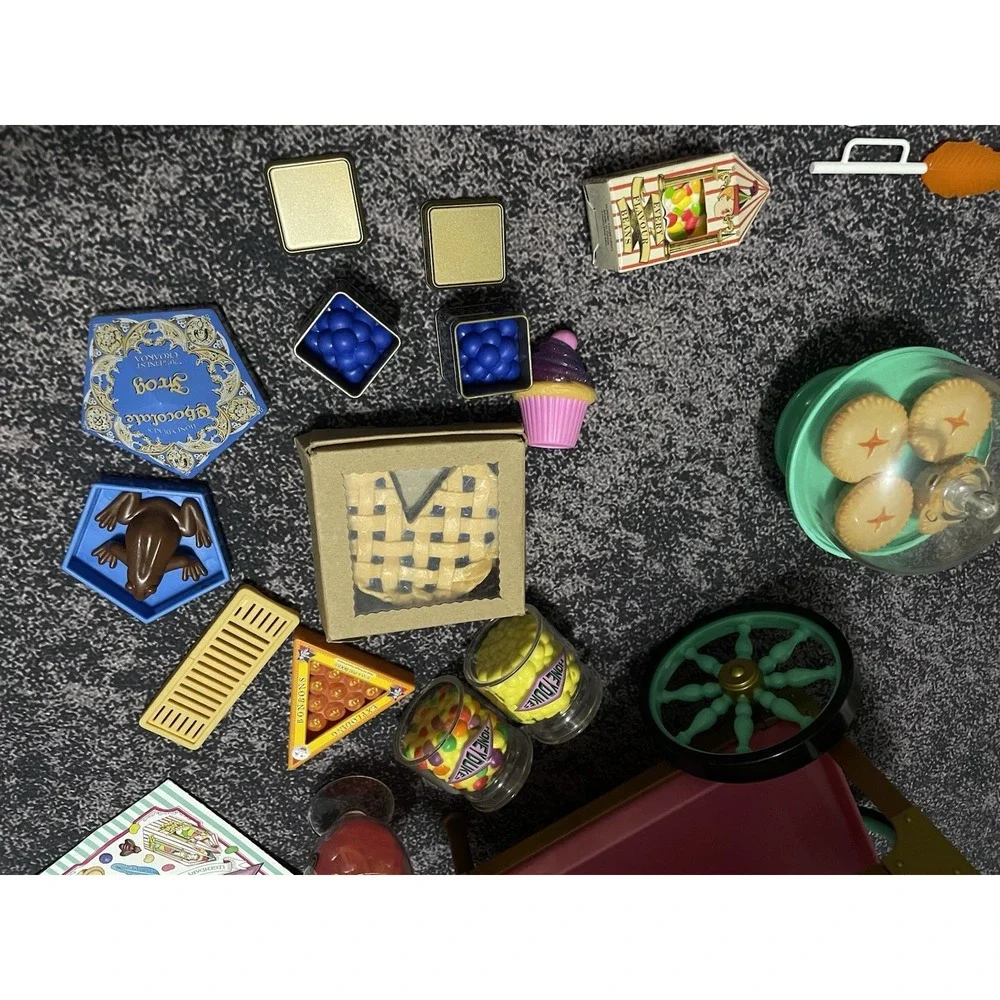 American Girl Doll Harry Potter Honeydukes Candy Trolley Cart Near Complete